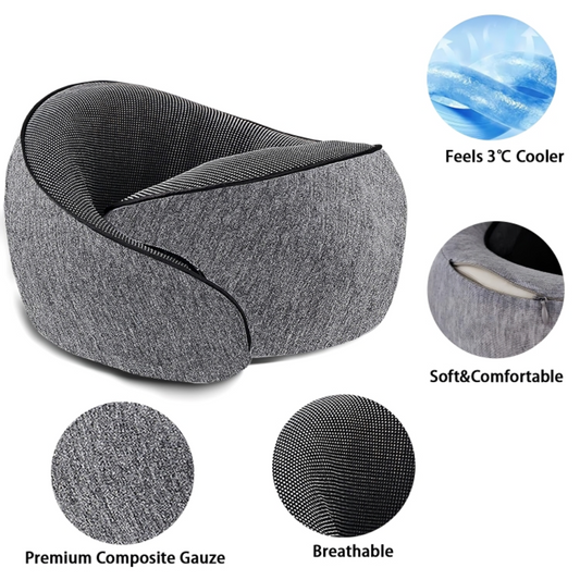 Memory Foam U Shaped Travel Pillow Neck